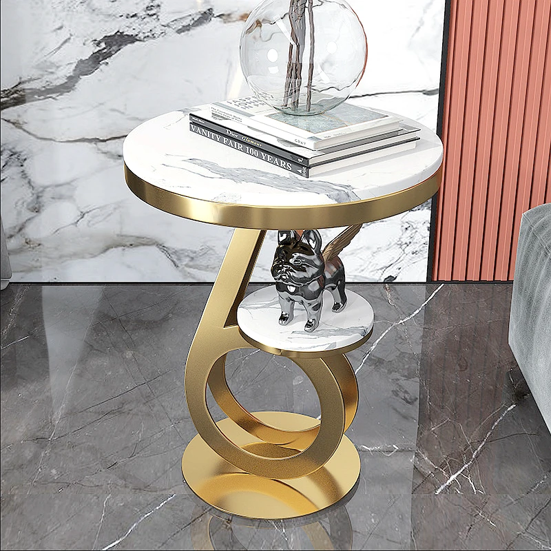 

Coffee Table Flower Table Side Table Light Luxury Corner Table Living Room Simple Sofa Side Cabinet Creative Small Round Table