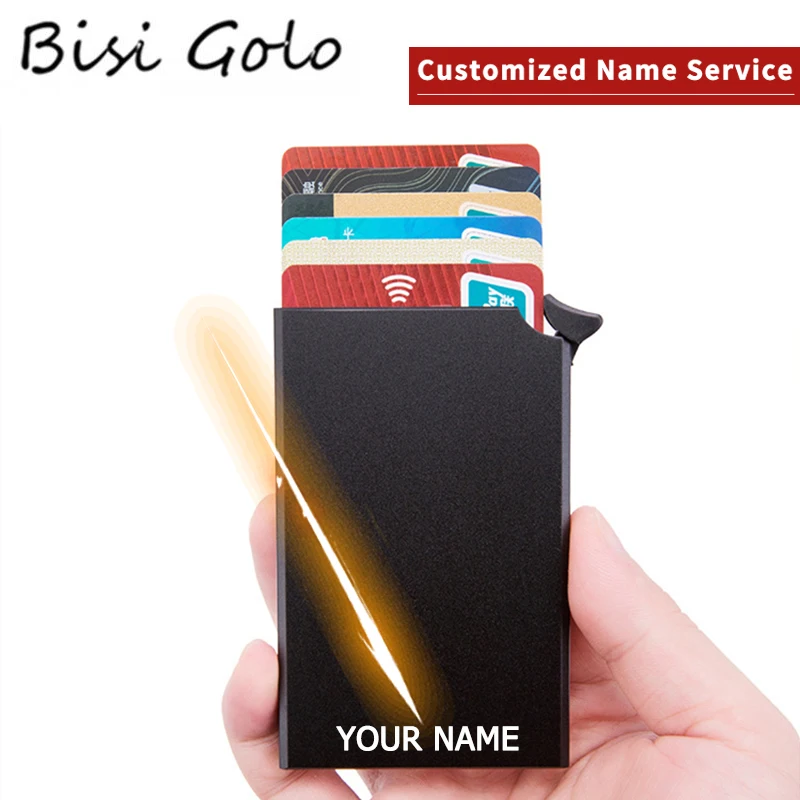 BISI GORO/2021 Новая лазерная гравировка защита от кражи RFID самораскрывающаяся