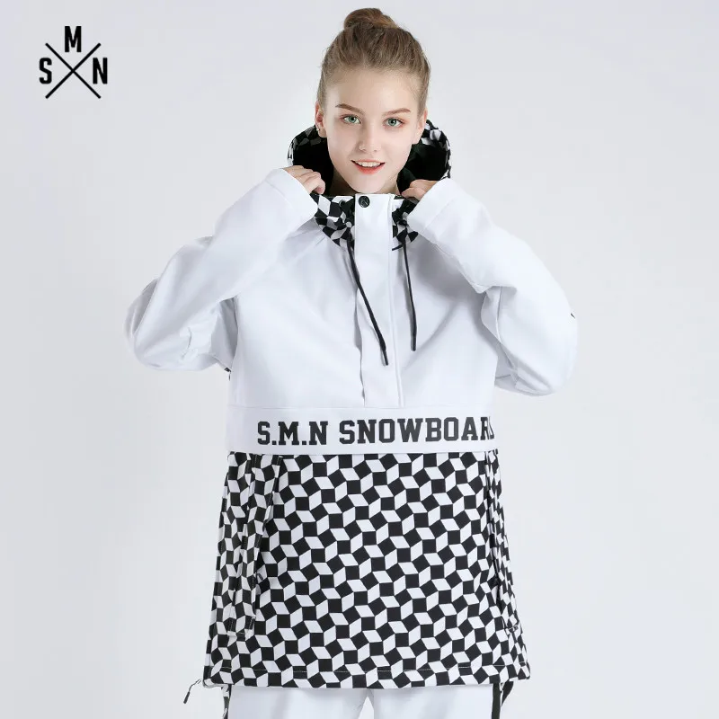 Зимний лыжный костюм SMN для пары куртка сноуборда штаны ветрозащитный