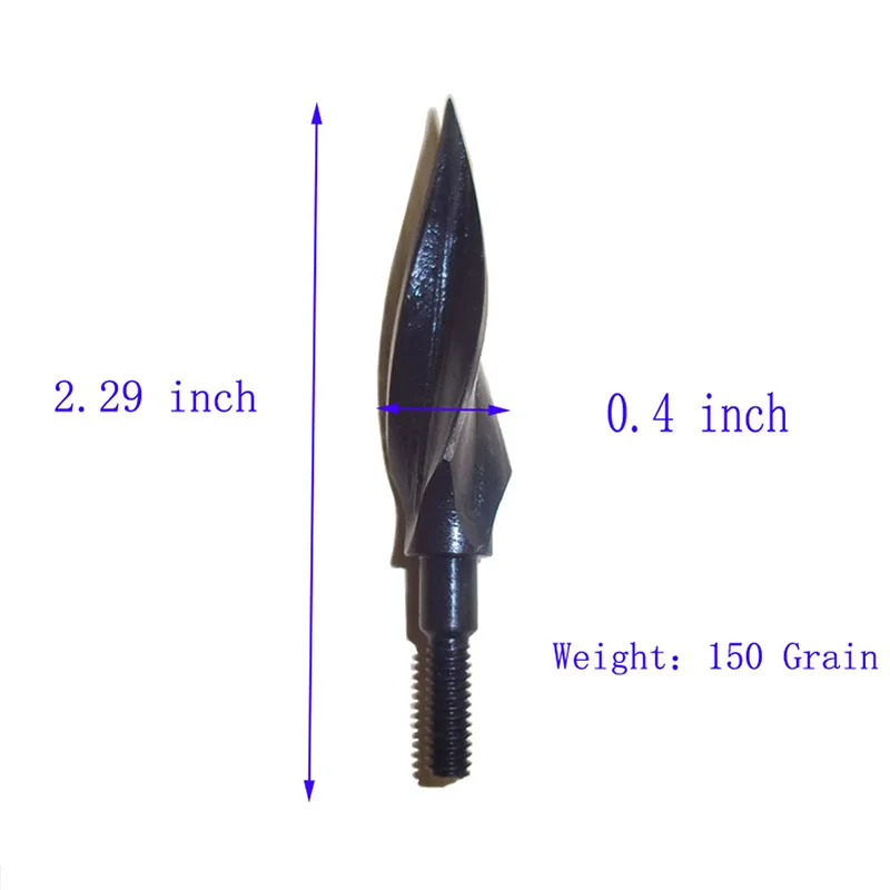 Наконечники стрелы из углеродистой стали 6 шт. наконечники стрельбы лука