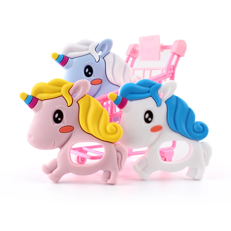 Keep & расти 1 шт. милый Единорог Детские Силиконовые ложки для животных