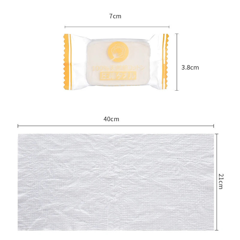 

10Pcs Portable Compressed Towels Face Skin Care Cotton Wipe Disposable Face Washcloth Super Absorbent Beauty Travel Magic Towel