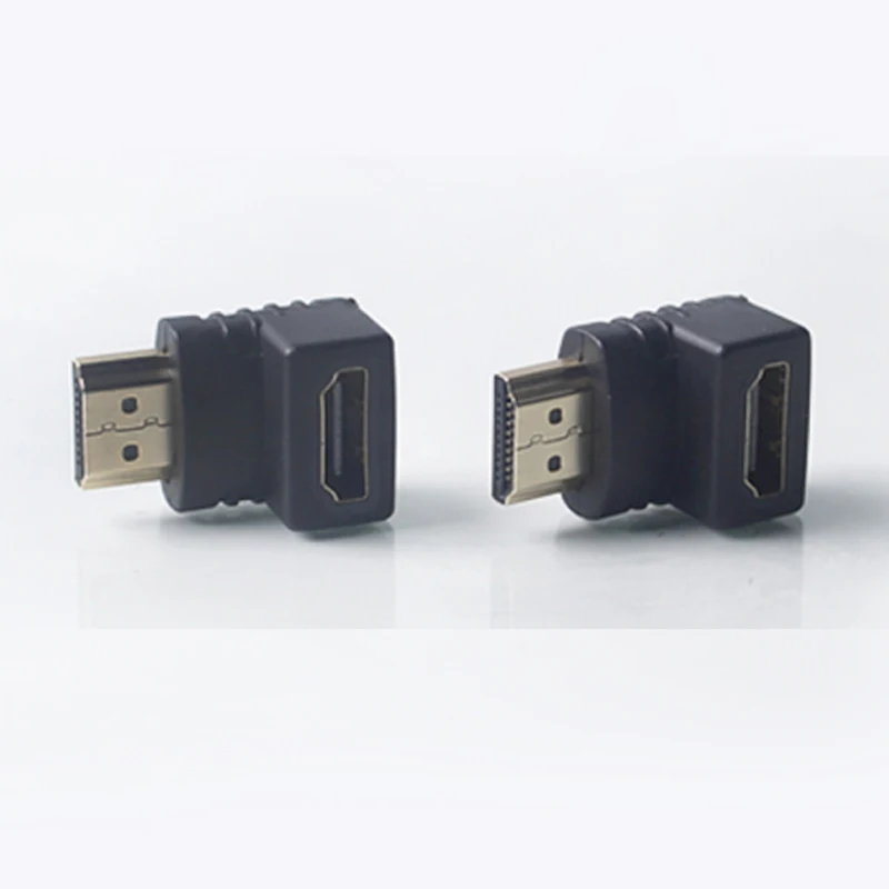 Переходник Lingable HDMI под прямым углом 90 градусов штекер на гнездо M/F УДЛИНИТЕЛЬ