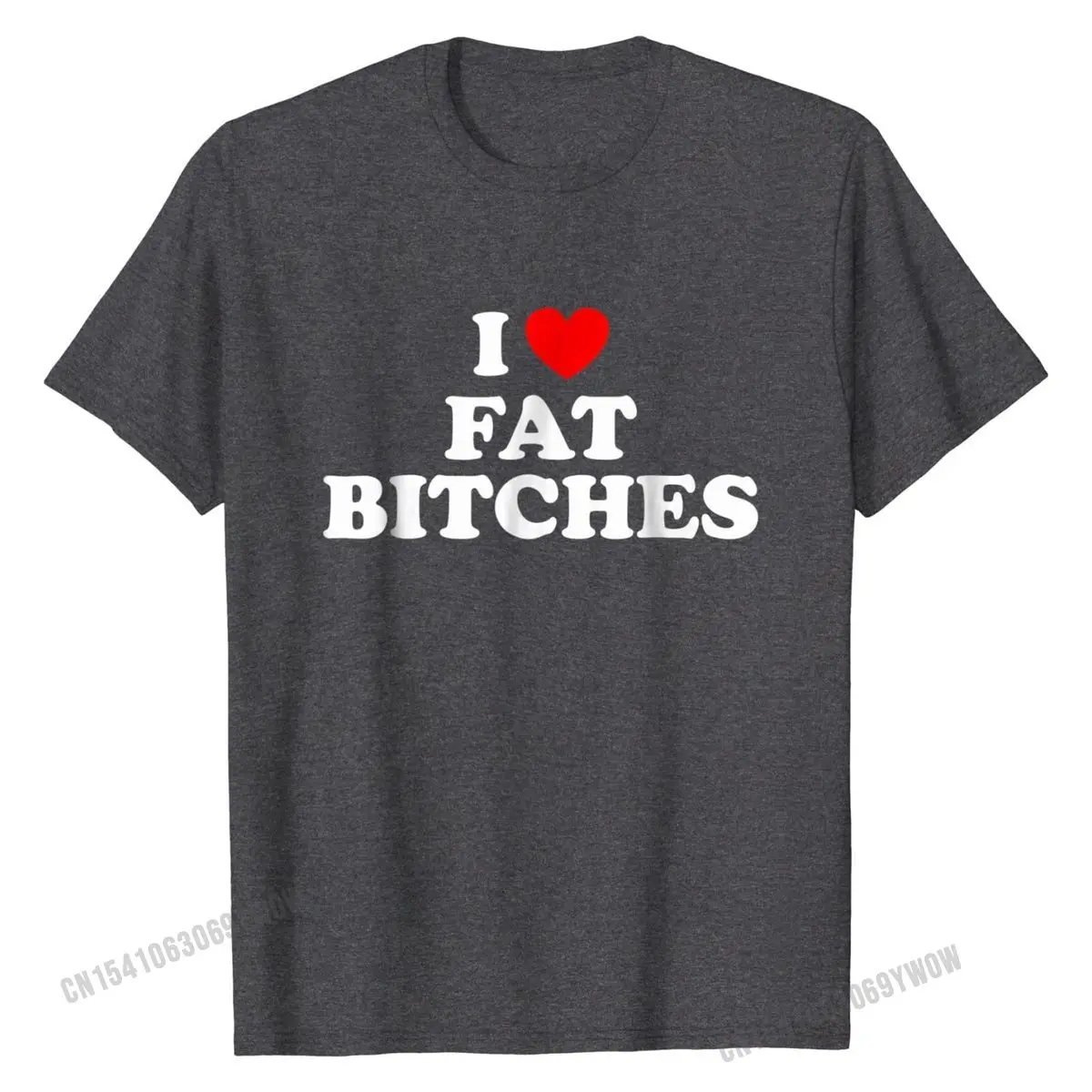 Забавная футболка I Love Fat для взрослых футболки топы Модный хлопковый дизайн