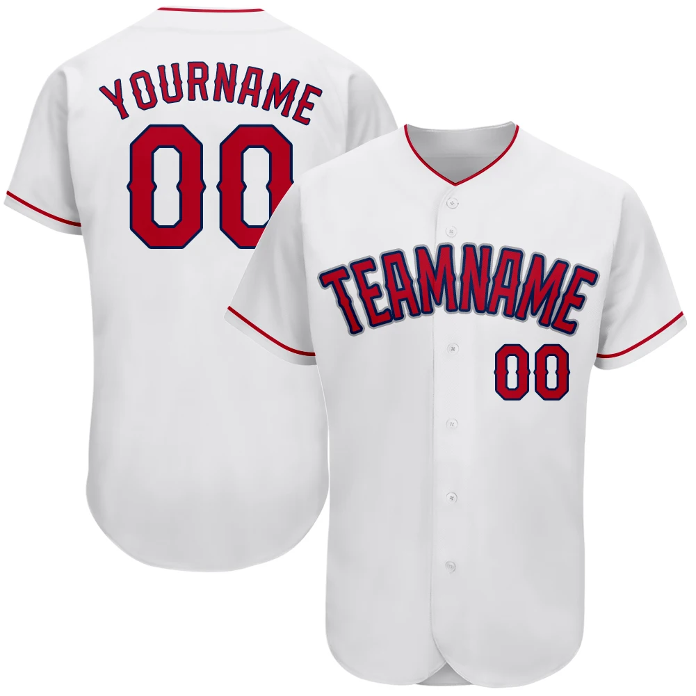 Custom Baseball Jerseys Printing Player’s Name Number Sports Soft Breathable Short Shirt