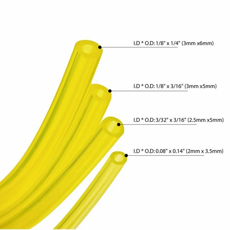 

4pcs/setFuel Line Hose Gas Pipe Tubing For Trimmer Chainsaw Blower Tools Outdoor