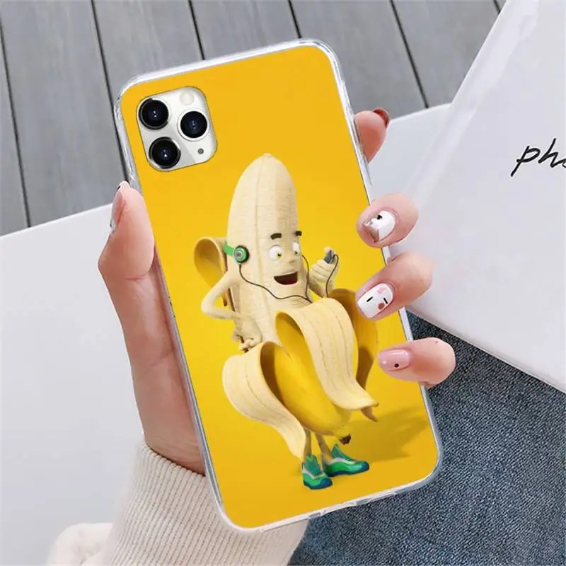 

Fruit Banana Lemon Phone Case For iphone 12 5 5s 5c se 6 6s 7 8 plus x xs xr 11 pro max mini