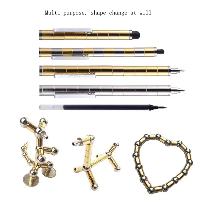 Магнитная ручка магнитная полярная металлический магнит модульная игрушка с