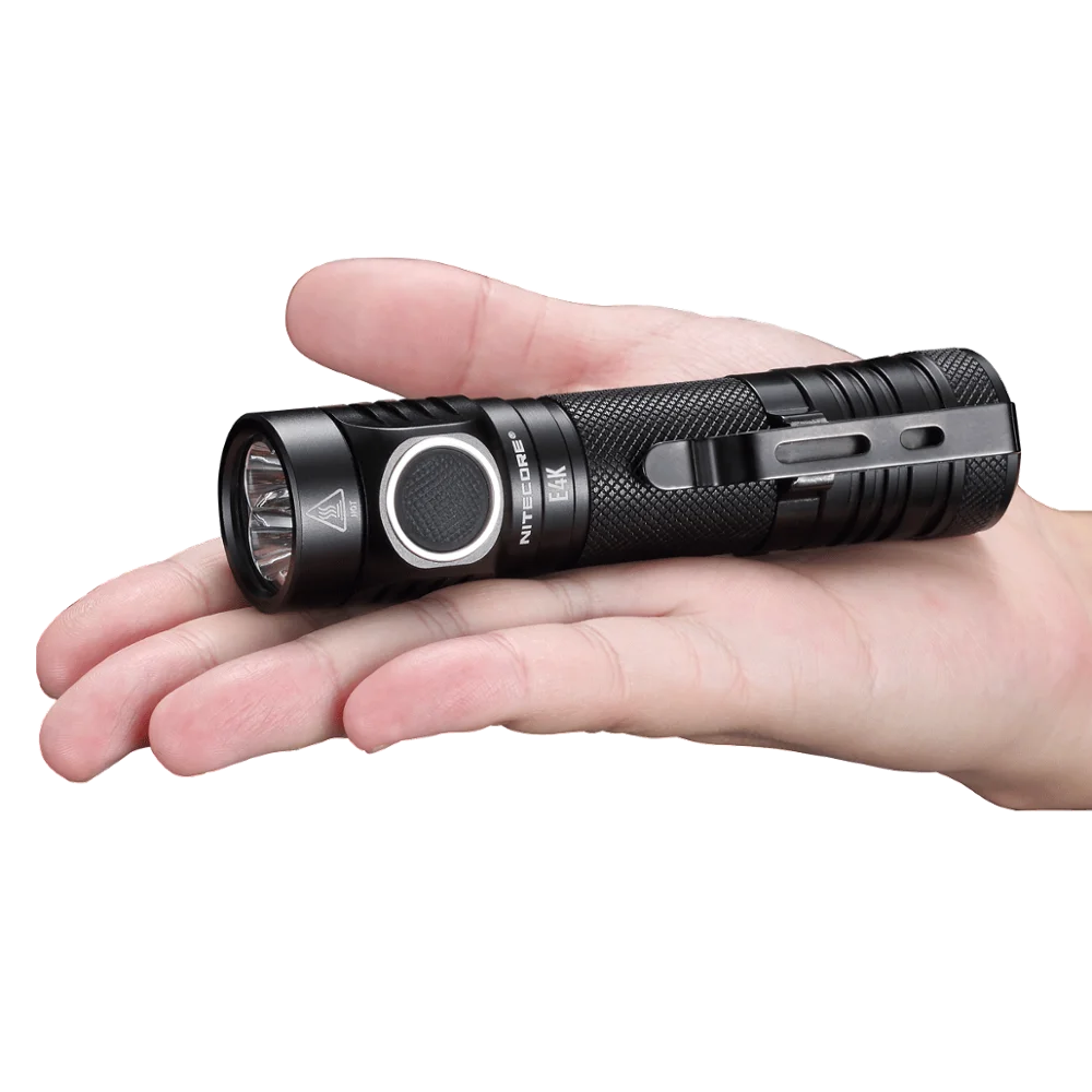 100% оригинал NITECORE E4K 4400 люмен 4 x CREE XP-L2 V6 светодиоды 21700 компактный EDC фонарик с