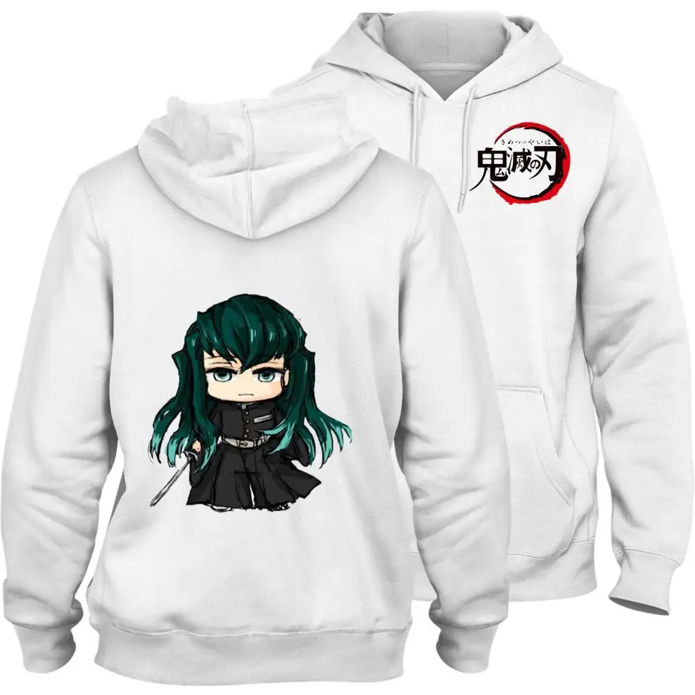 

Demon Slayer Uzui Tengen Pattern Trendy College Hoodie With Pocket Hoodie Leisure Junior Jumper