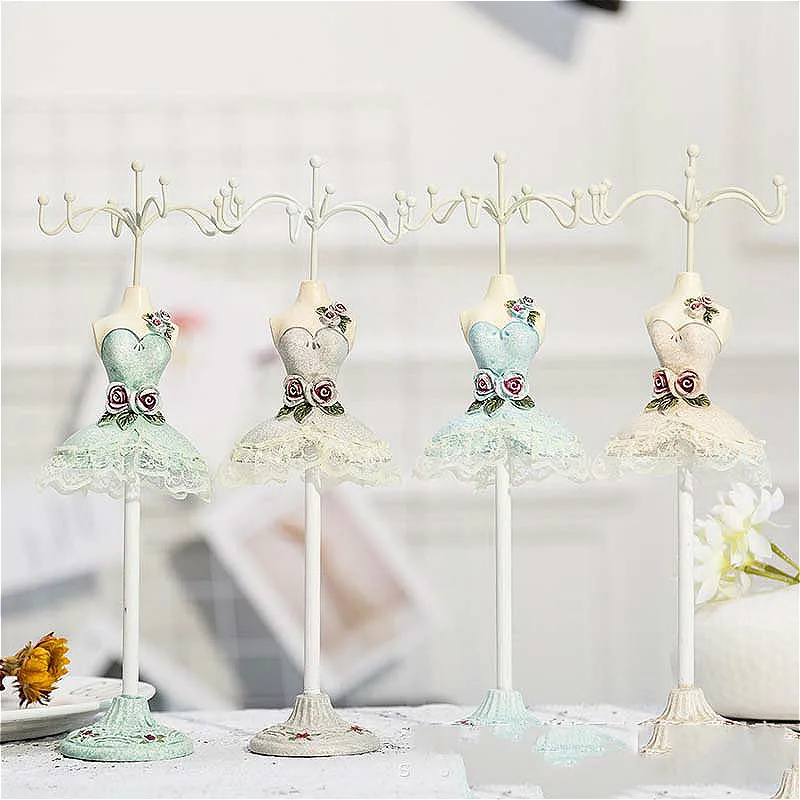 Модная стойка для хранения ювелирных изделий браслет ожерелье витрина женщин