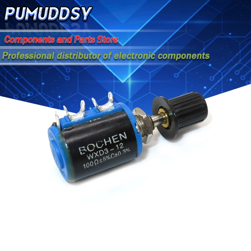 1 шт. WXD3 12 1W 100 220 470 K 2K2 3K3 4K7 10K 22K 33K 47K Ohm 100R 220R 470R 2 3 4 7 потенциометр +