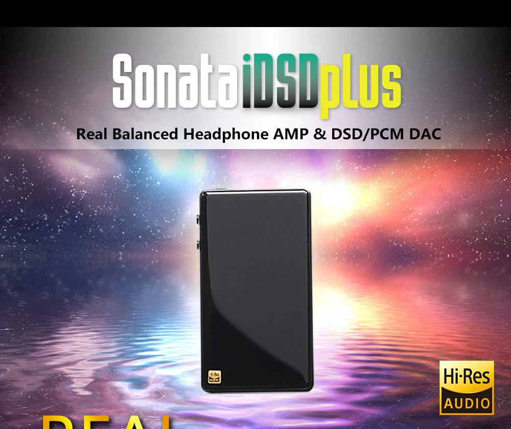 Усилитель для наушников TempoTec Sonata iDSD Plus USB портативный цап поддержка WIN MacOSX Android iPHONE True Blance Двойной ЦАП DSD HIFI