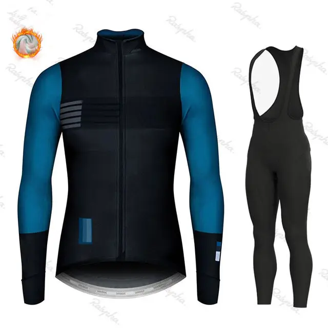 cycling jersey set 5 Gobike зимняя одежда для велоспорта с длинным рукавом, велосипедная рубашка, чрезвычайно геотермальный жилет, зимняя одежда для велоспорта, теплый комплект для велоспорта - Цвет: cycling jersey set 5