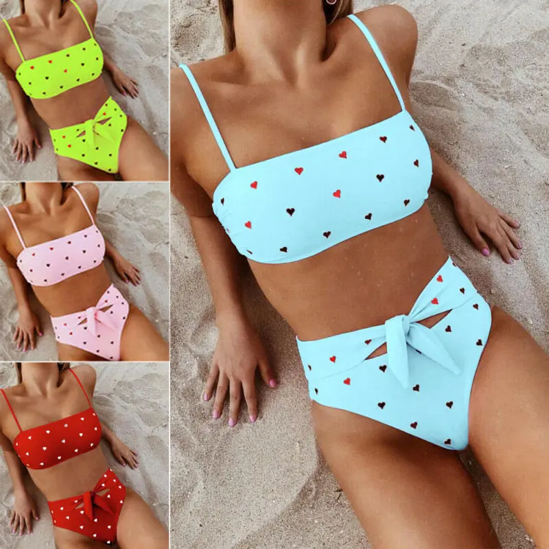 Лидер продаж Женский комплект бикини пуш ап лифчик купальник с подкладкой