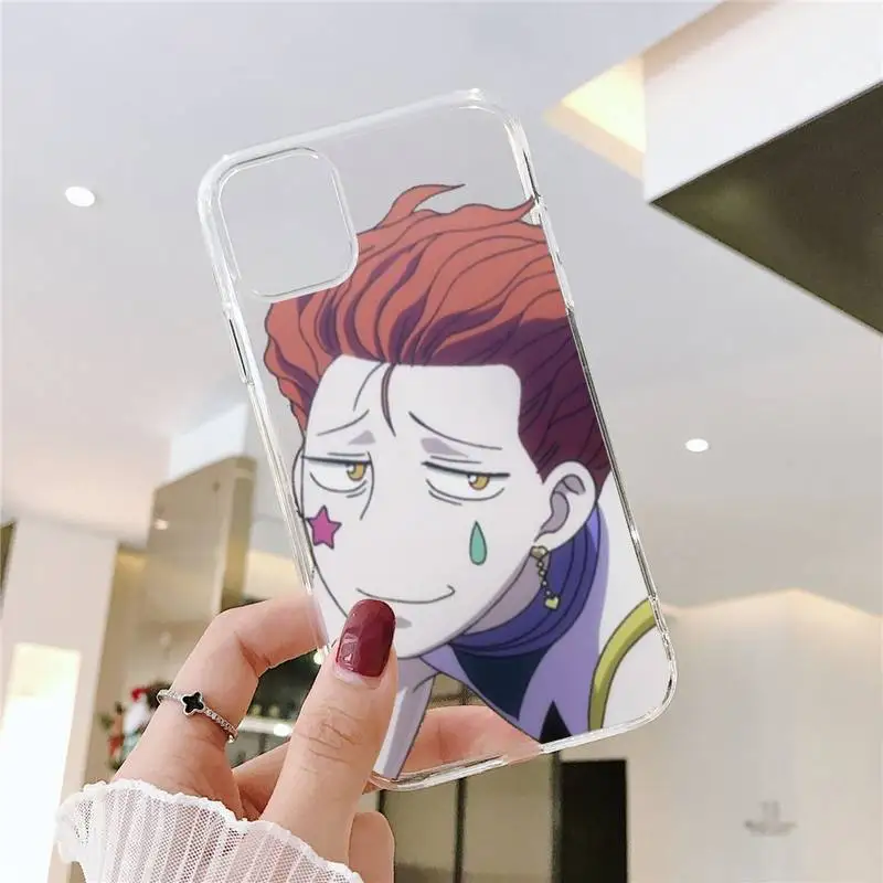 

Hisoka Anime Hunter X hunter Phone Case For iphone 12 11 8 7 6s 6 5 5s 5c se plus mini x xs xr pro max Transparent soft