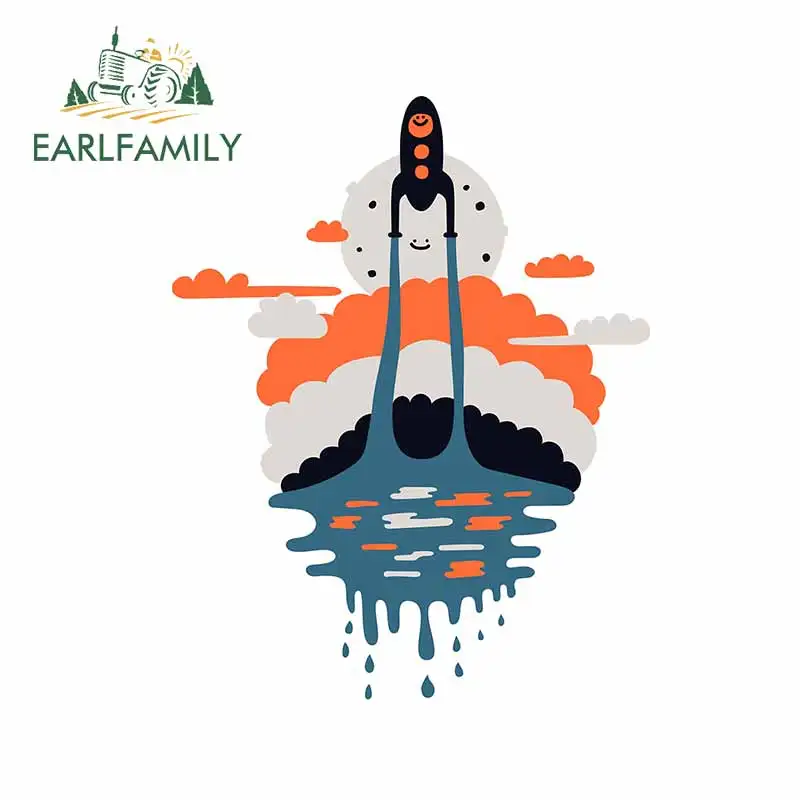 EARLFAMILY 13 см x 10 1 для Миссии Moon автомобильные наклейки водонепроницаемая наклейка