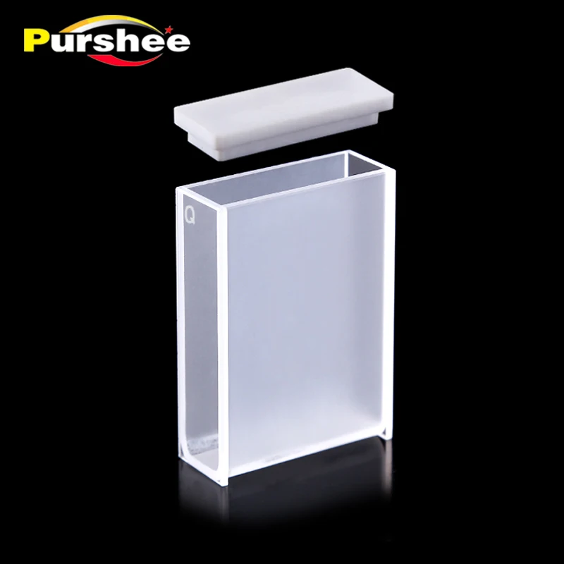 2 шт. кварцевая кювета cells с крышкой 30 мм Длина пути JGS1 для лаборатории