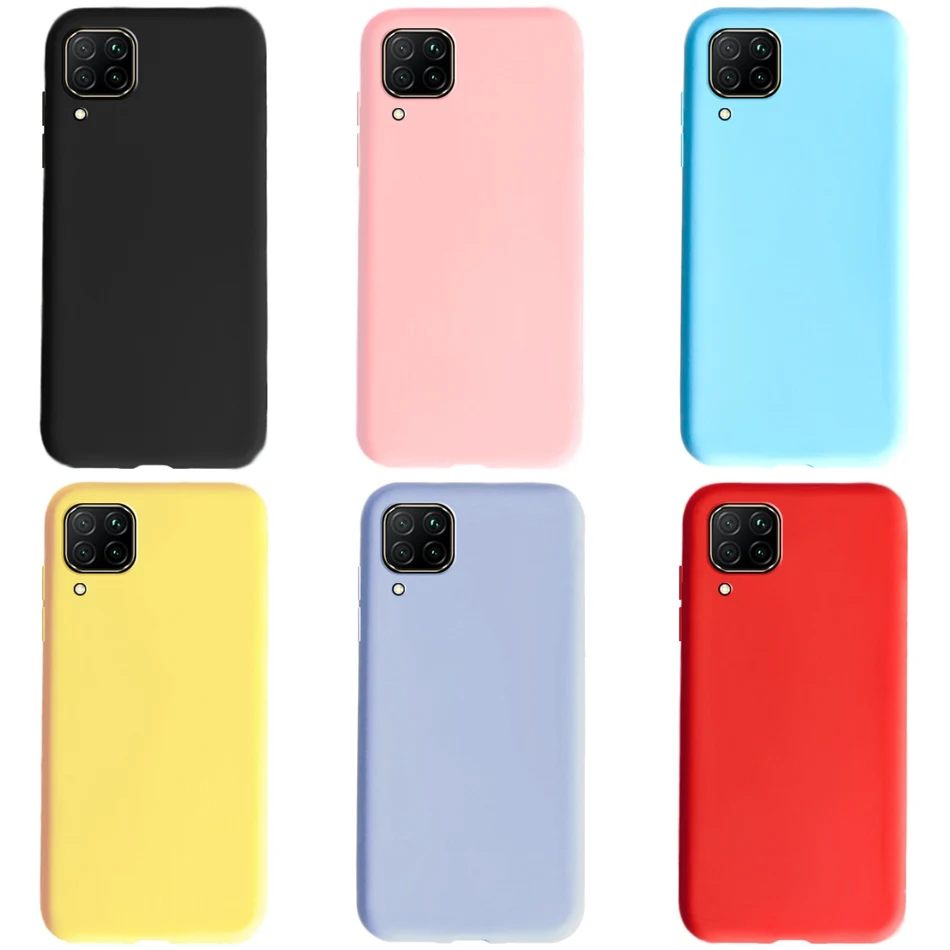 Мягкий силиконовый чехол для Huawei Nova 7i 6 4 дюйма задняя крышка телефона ярких