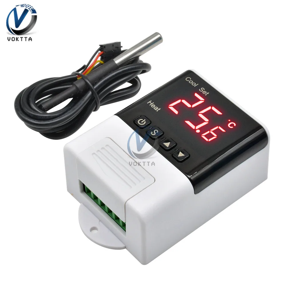 Термостат DTC2200 110 В переменного тока 220 контроллер температуры Датчик нагрева и