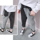 Джинсовые брюки для мальчиков и девочек, джинсовые штаны для маленьких мальчиков, штаны для младенцев, От 2 до 8 лет