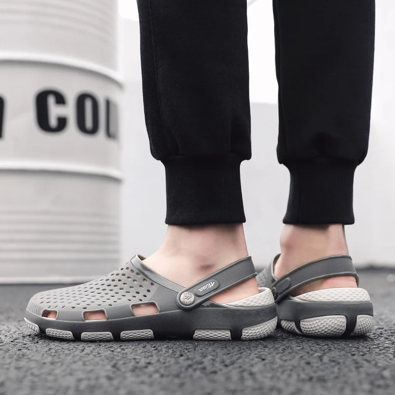 GINITA 2019 новые мужские туфли сабо сандалии уличные садовые шлепанцы пляжные сланцы