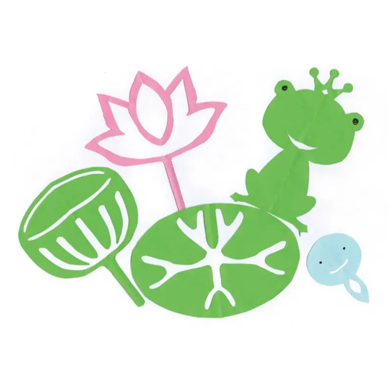 

Kids Handmade Paper Folding Cutting Toys Children DIY Scrapbooking Kingergarden