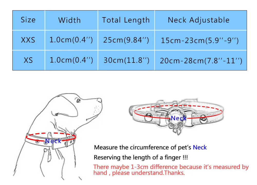 1 шт. Регулируемый ошейник для кошек маленьких собак щенков флокирующих