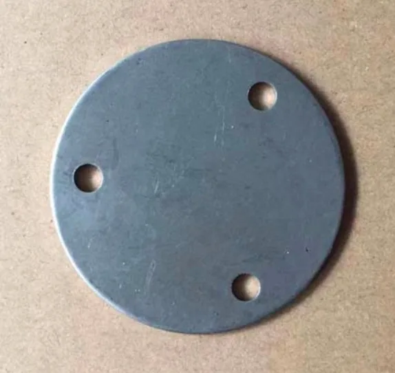 

10pcs Diameter:65mm Thickness:1.5mm Hole:6mm Round Iron Sheet Stamping Iron Plate Fixed Welding Base Plate