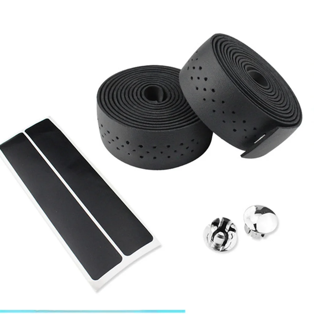 

Mountain Road Bicycle Handlebar Tape PU punching Bicycle Non-slip Handle Belt Bike Handlebar Tapes Bicycle Accessories