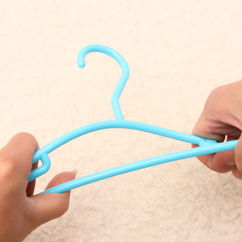 40 шт. переносная вешалка для одежды детей малышей пластиковая крючок домашний