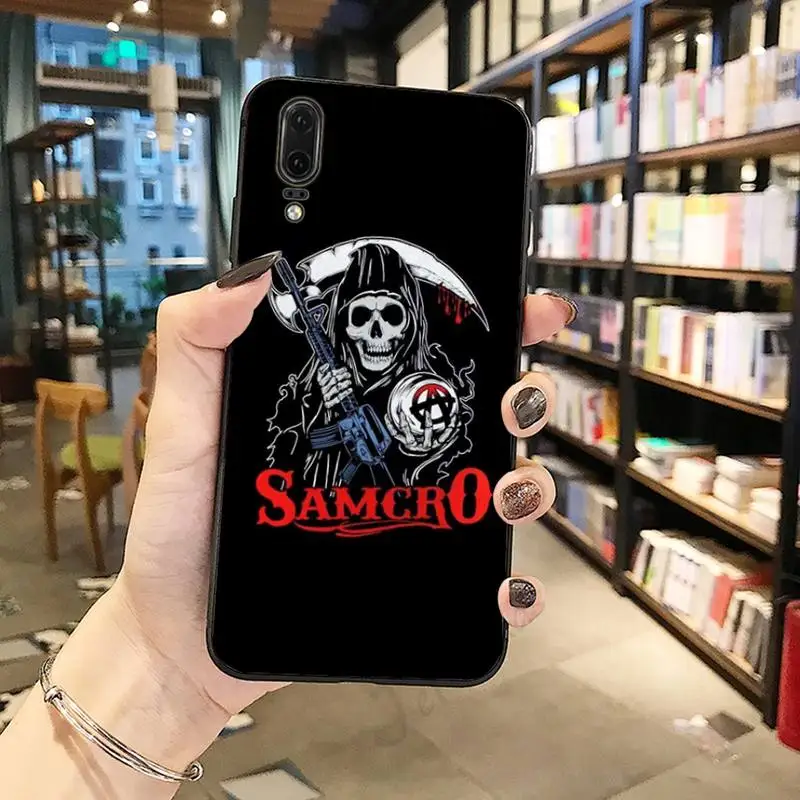 

TV series sons of anarchy Phone Case For Huawei honor Mate P 10 20 30 40 i 9 8 pro x Lite smart 2019 nova 5t