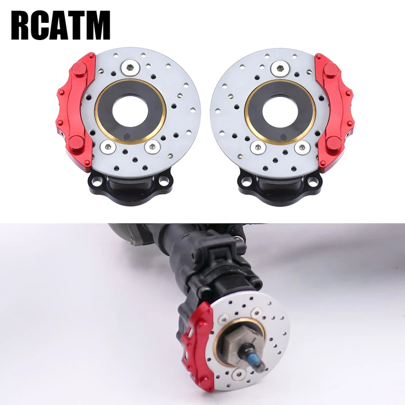 Латунная осевая крышка рулевого стакана и тормозной суппорт для 1/10 RC Crawler Car Traxxas