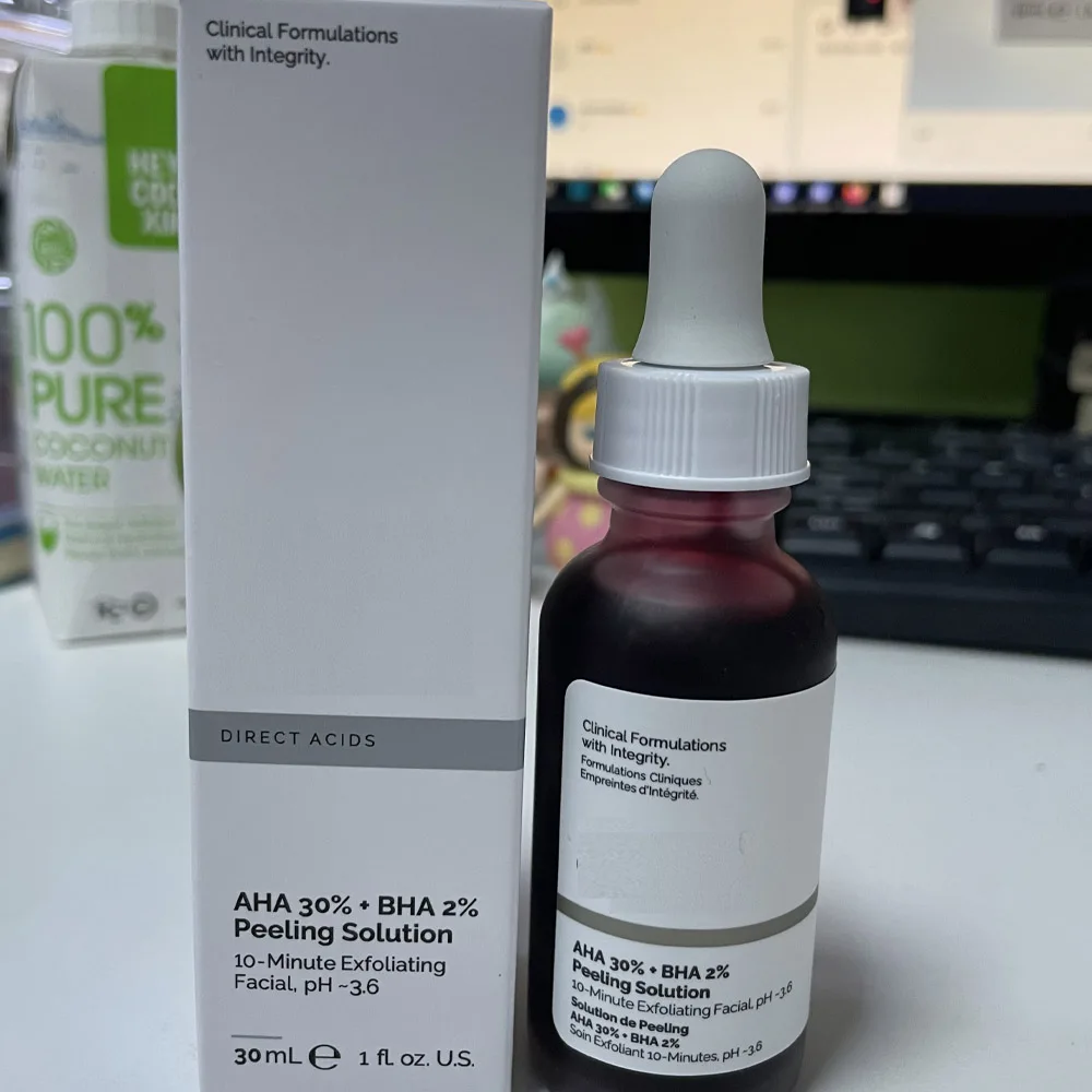 Раствор для пилинга лица AHA 30% + BHA 2% сыворотка Ниацинамид гиалуроновая кислота