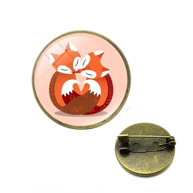 Винтажная брошь из сплава в виде животного японский кролик ниндзя огненная лиса