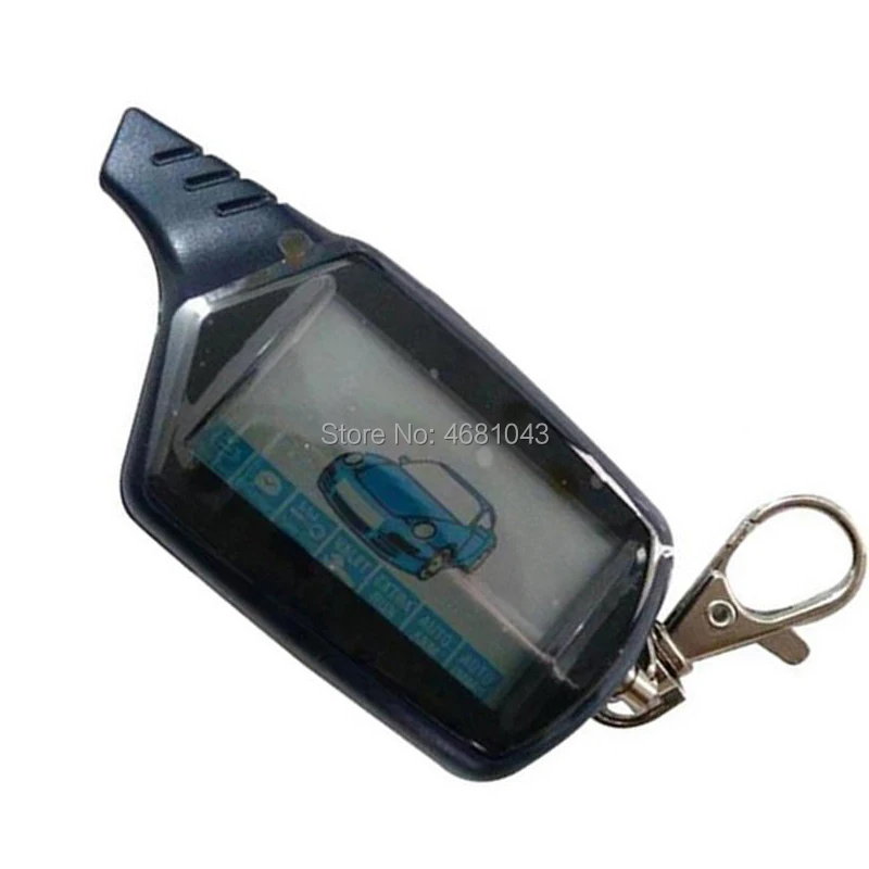 B 9 Russian Keychain LCD Remote Control + Silicone Case For 2 Way Car Alarm Engine Start Key Starline B9 / KGB FX-7 FX7 FX 7 | Автомобили