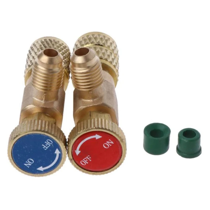 

Safety Valve,No Leakage Tation Filling Refrigerant Quick Coupling Air Conditioning Connector Adapter Replacement Control