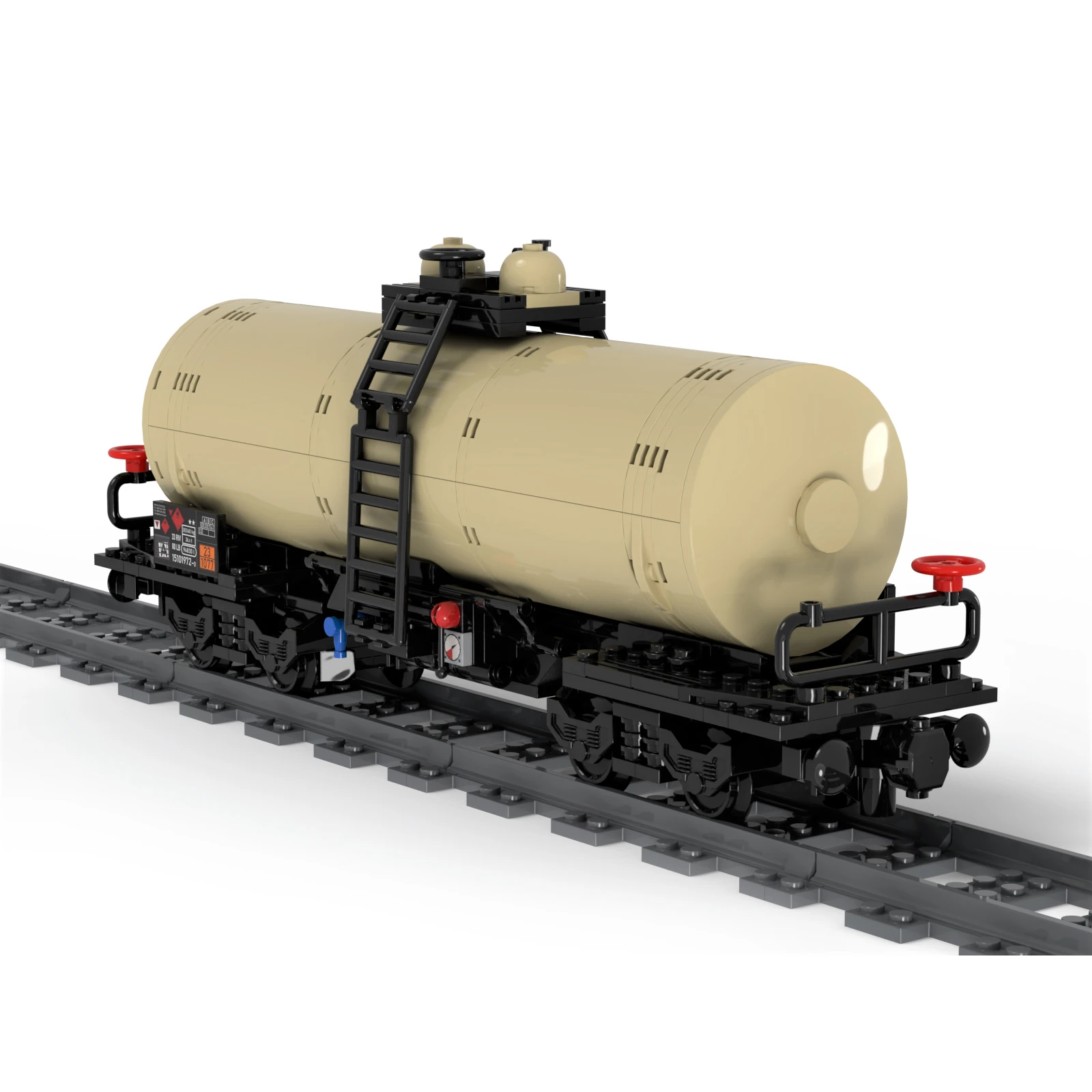 355PCS MOC-81220 Modeled Locomotive Four-Axle Oil Tanker Building Blocks Set Licensed and Designed by Langemat | Игрушки и хобби