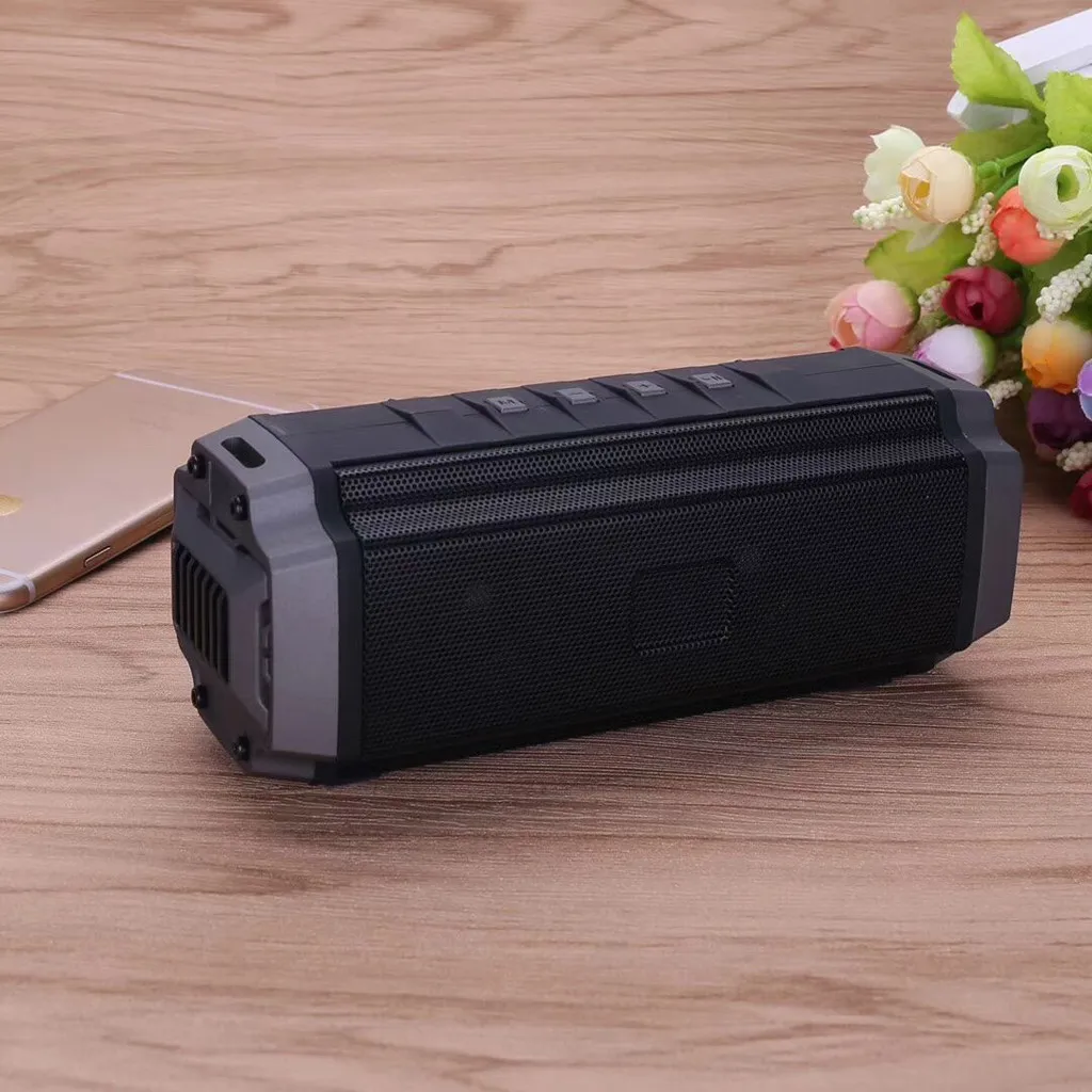 HIPERDEAL Bluetooth динамик стерео сабвуфер двойной динамик FM USB микрофон портативный динамик, Hands-free ответ на звонок
