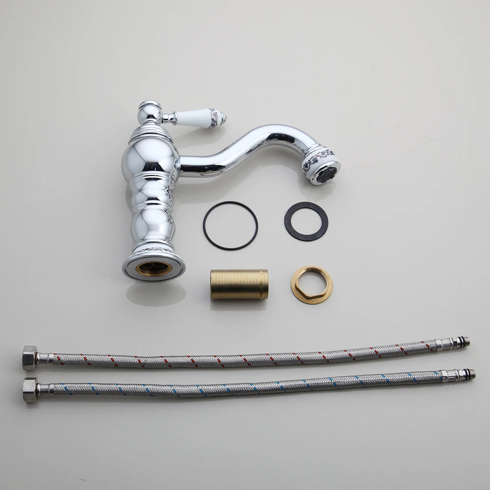 Хромированный смеситель для ванной комнаты KEMAIDI кухонный кран с одной ручкой