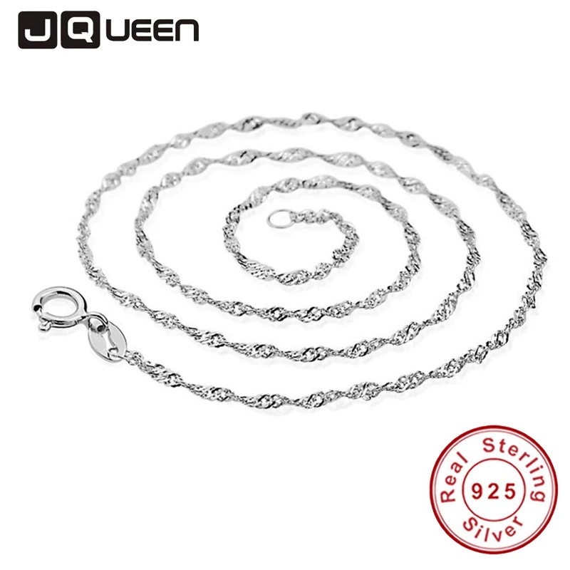 Ожерелье JQUEEN из серебра 925 пробы 3 размера в наличии|necklace necklace|fine jewelrynecklace silver necklace