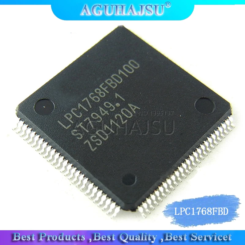 1 шт./лот LPC1768FBD100 LQFP100 LPC1768FBD QFP LPC1768 32 битный ARM Cortex M3 микроконтроллер новый и