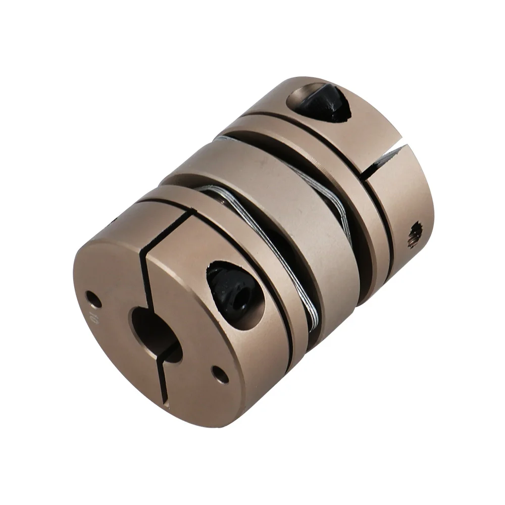 D40L50 6-19 алюминиевая Гибкая муфта с высоким крутящим моментом двойная мембранная