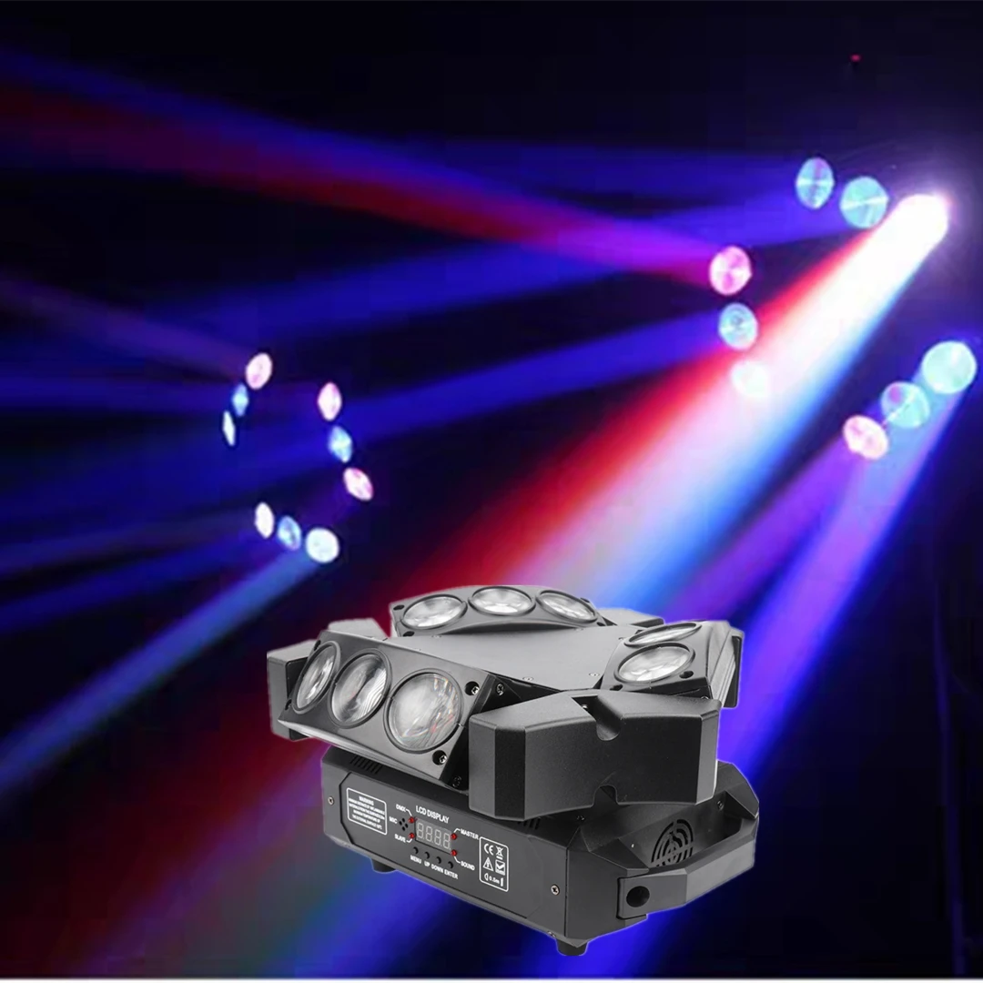 

Nine Birds LED Laser Moving Head Light Professional DMX512 is suitable for music, party, club, etc.