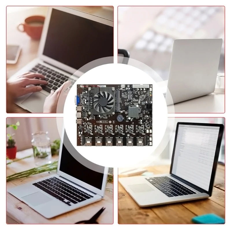 Материнская плата для майнинга LX0B CPU Group 4 Гб DDR3 SODIMM Sup порт 24 SATA жесткий диск Core I3 /3 x