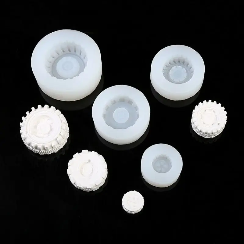 4Pcs Round Tyre Shape Silicone Resin Mold Kit Jewelry Making Baking Tools | Украшения и аксессуары