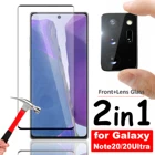 Защитное стекло для Samsung Galaxy Note 20 Ultra Edge, тонкое закаленное стекло для защиты экрана и объектива камеры