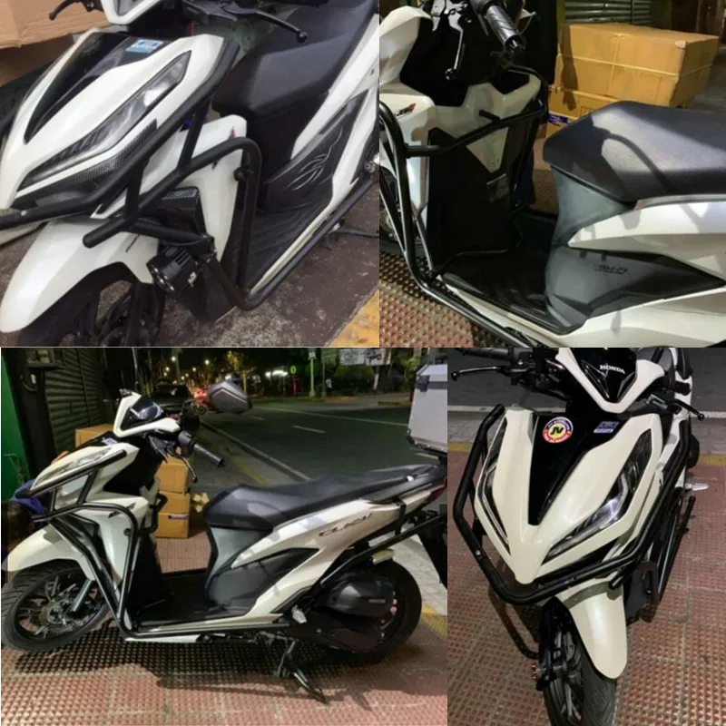 Модифицированная мотоциклетная Защитная боковая защита Бампера Для Honda click 125i 150i