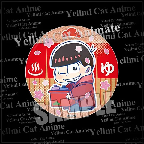 1 шт. брошь на рюкзак Mr osomatsu san Karamatsu Ichimatsu spilla 58 мм|Броши| |