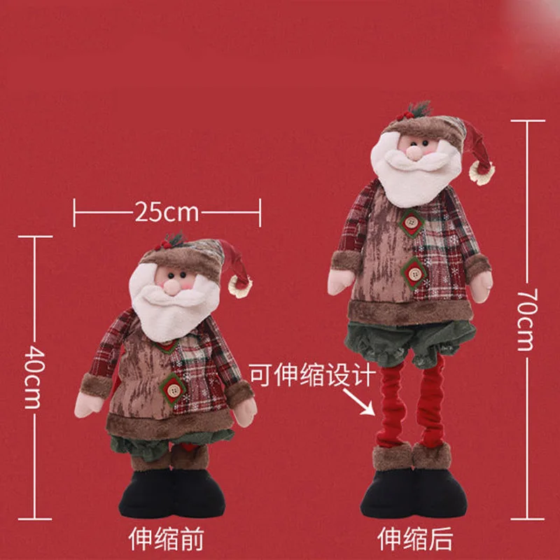 2018 новые рождественские украшения для дома сидящая поза кукла праздничный